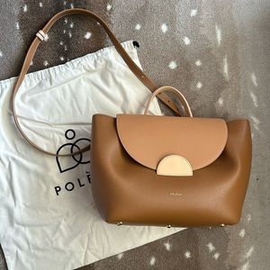 Polene bag - Number One - Color: Trio Camel